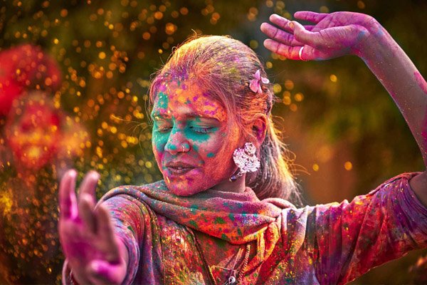 Fêter-Holi-au-Rajasthan-inde